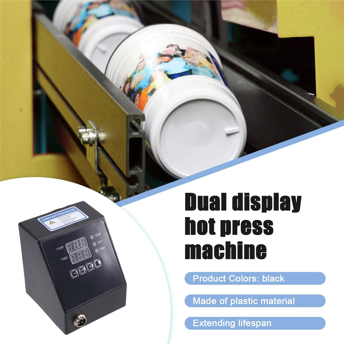 Commercial Printing Press - 828 메가 세일 220V 머그컵/접시/스톤 사진/티셔츠