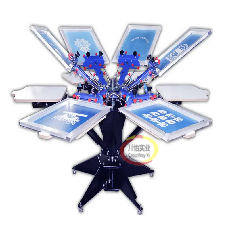 Commercial Ribbon Printing Machine - Tshirt 부직포 가방용 4색 스크린 인쇄기
