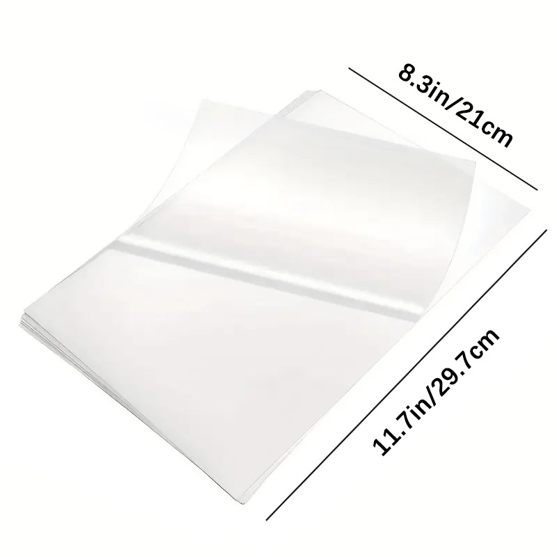 20매 - A4 크기: 8.3x11.7 인치 투명 홀로 - Laminator Cold Roll 리뷰 및 가격