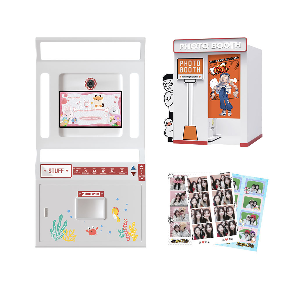맞춤형 디지털 셀프 사진 부스 기념 기계 동전 작동식  - Commercial Printing Operations 리뷰 및 가격