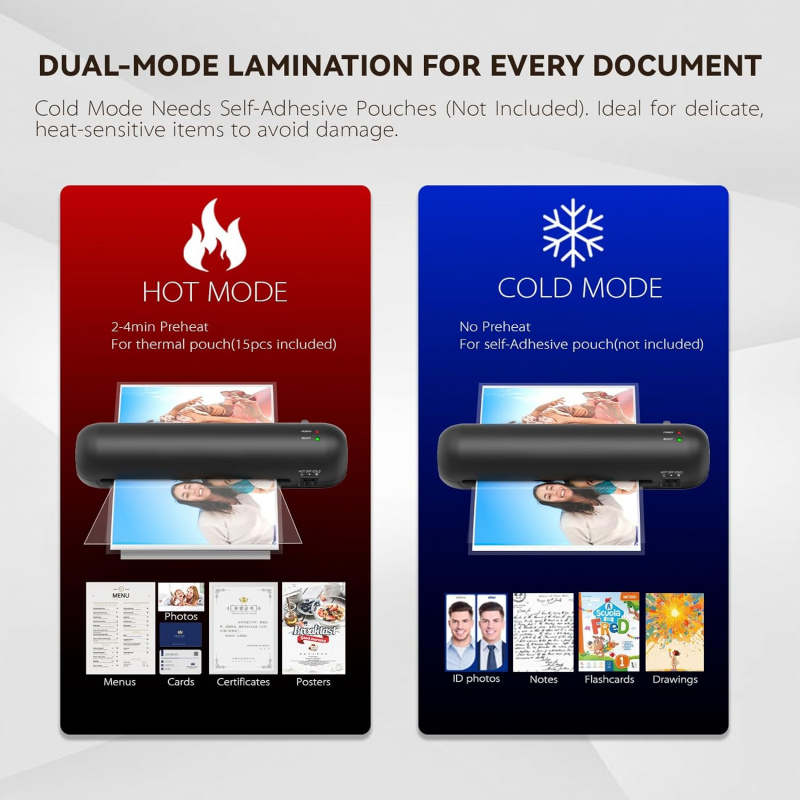 9인치 휴대용 열 라미네이터, 냉온 모드 지원, A4  - Laminator Cold Roll 리뷰 및 가격